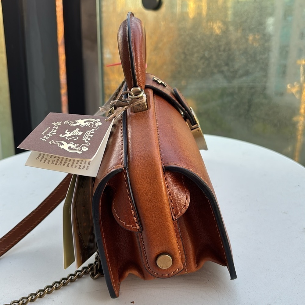 PRATESI Brunelleschi Lady Bruce Leather Doctor Style Handbag NEW with Dust Bag - Picture 16 of 16